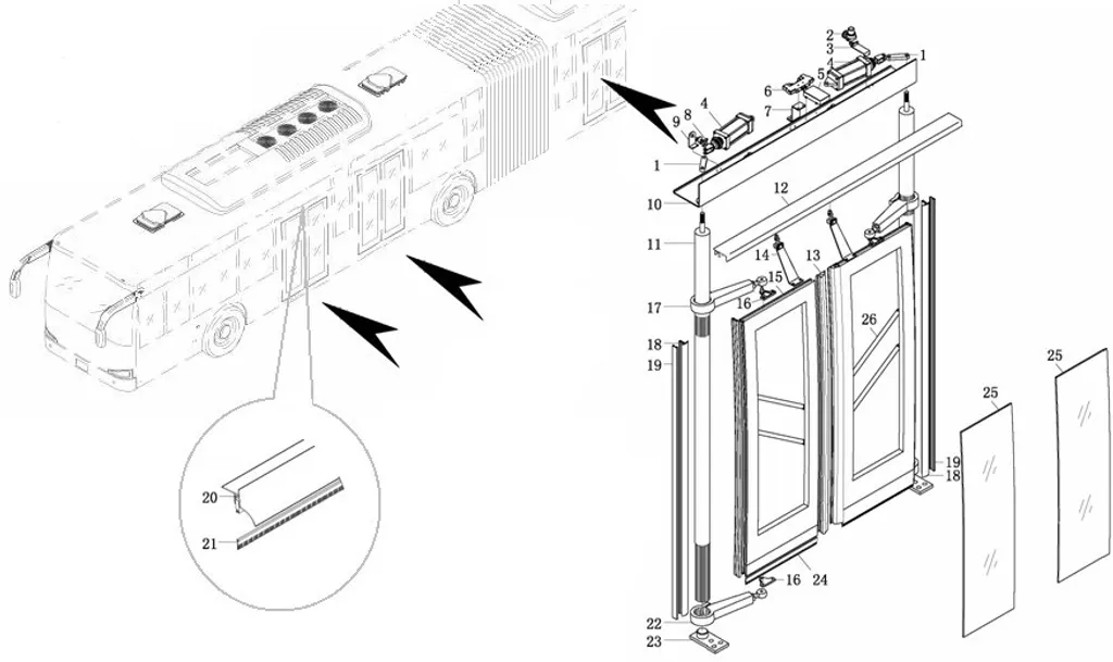 Buy Central and rear passenger door 
