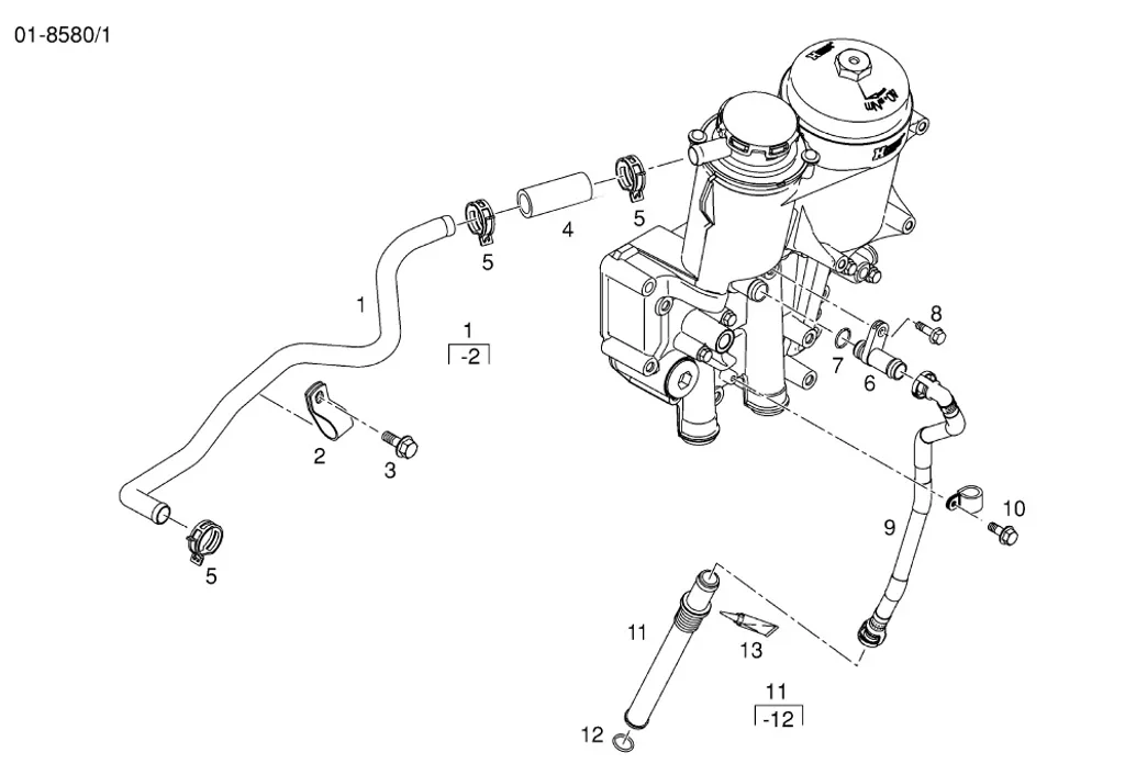 Buy Engine Breather Oil Return Pipe