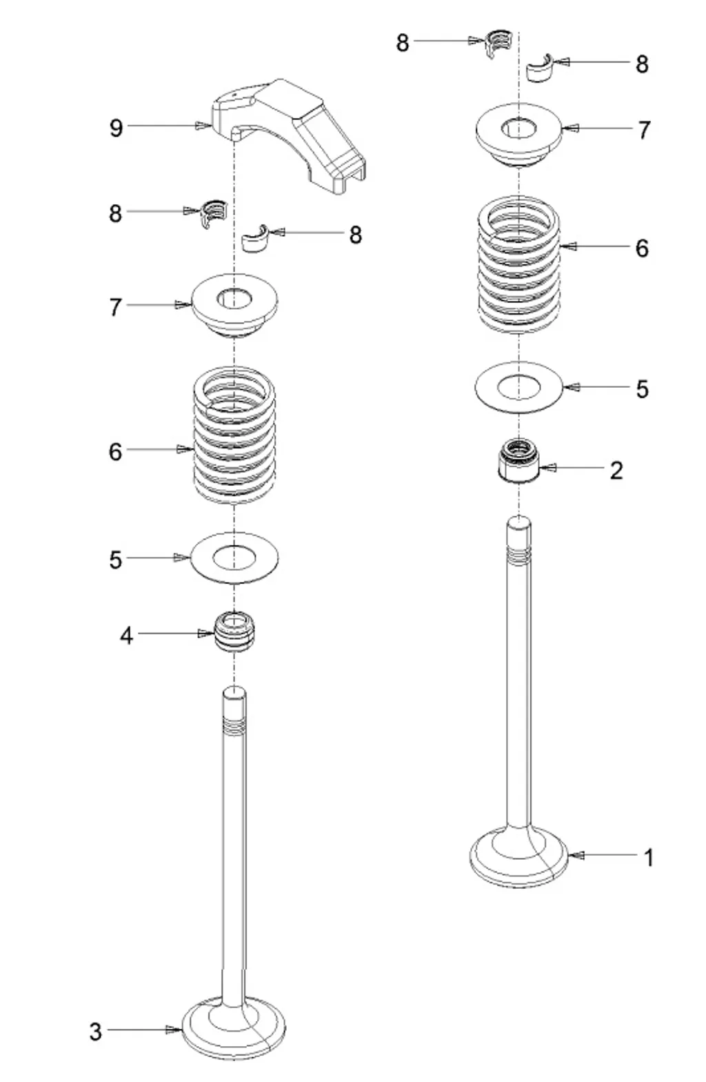 Buy Valves Effective Engine Number 1414-257