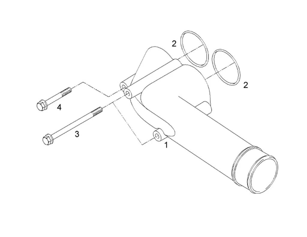 Buy Coolant Elbow On Thermostat Housing