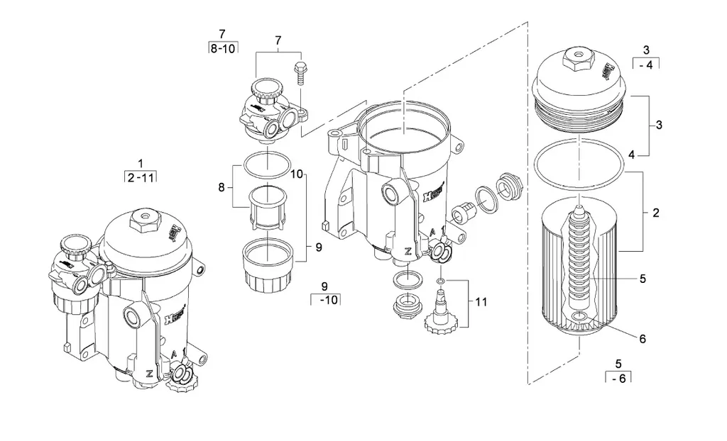 Buy Fuel Filter Components 51.12501-7289