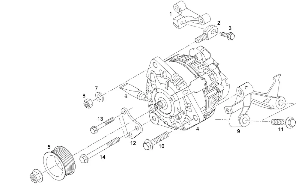 Buy Alternator Mounting Parts