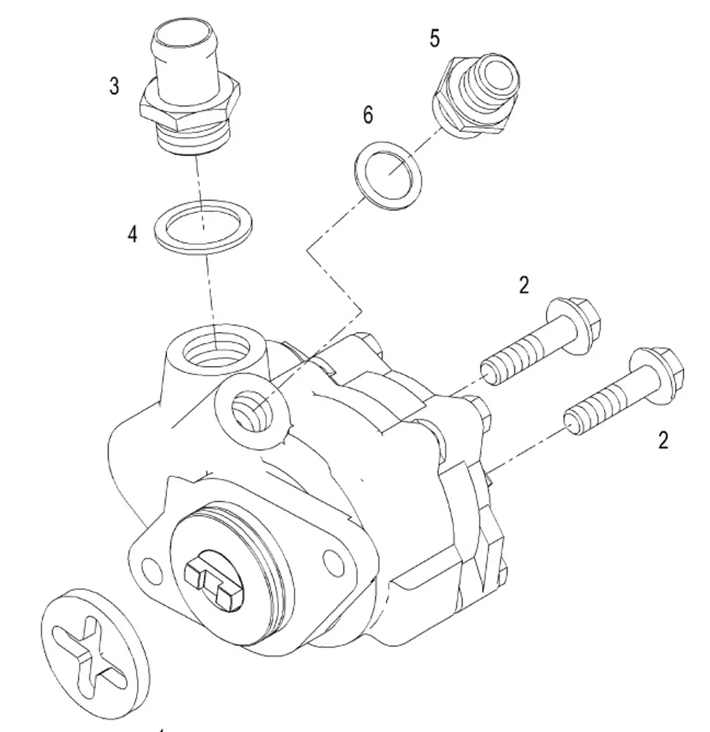 Buy Vane Type Pump Mounting Parts